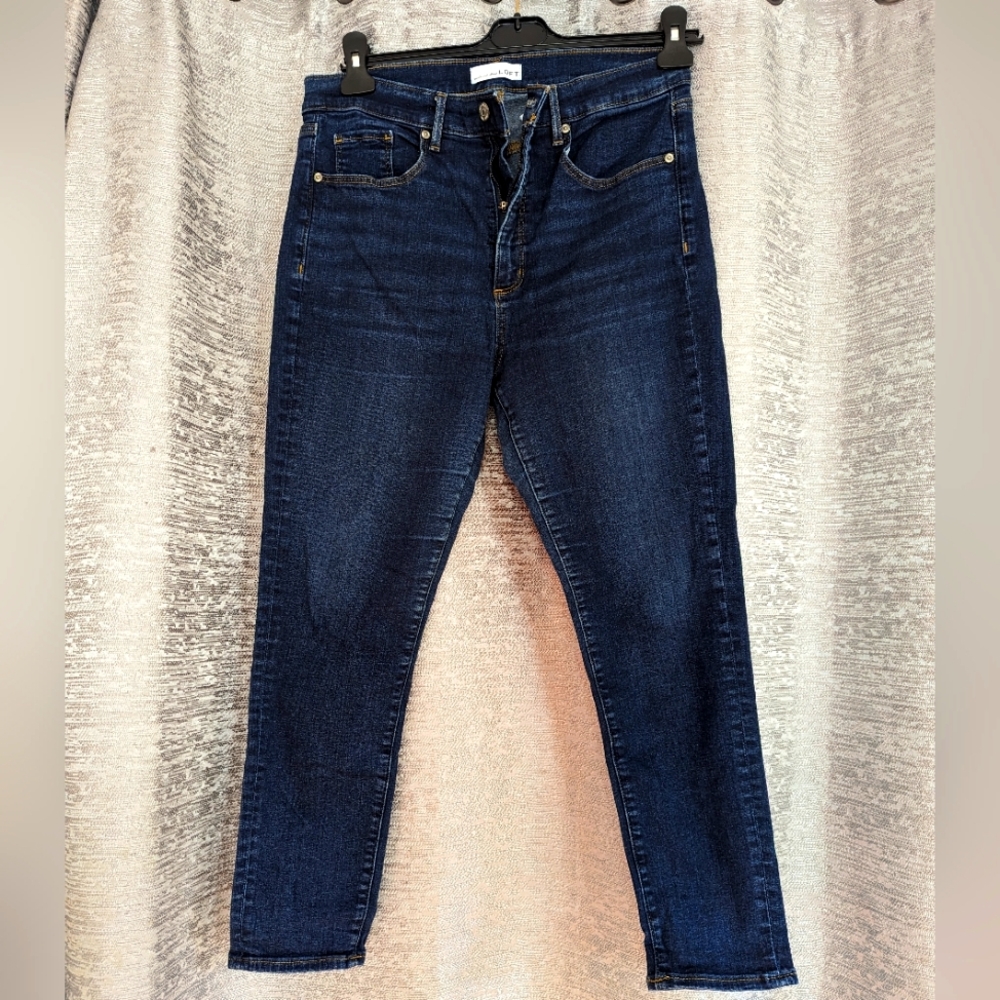 High Rise Skinny Jeans in Classic Dark Indigo Wash
